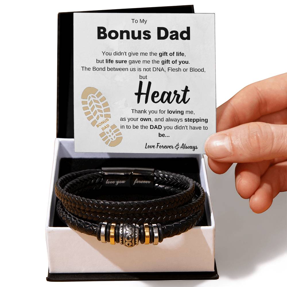 Bonus Dad  Heart  Love You Forever Bracelet - Love You Forever Bracelet