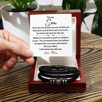To My Son  All That You Are  Love You Forever Bracelet - Love You Forever Bracelet