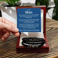 To My Man - Without You - Bracelet - Love You Forever Bracelet
