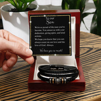 Love You Forever Son Bracelet - Love You Forever Bracelet