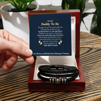 To My Daddy To Be - Love You Forever Bracelet