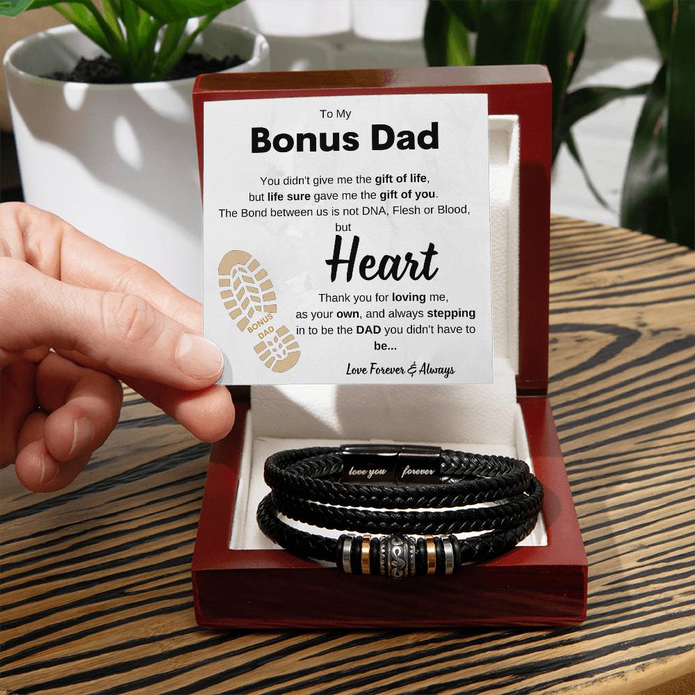 Bonus Dad  Heart  Love You Forever Bracelet - Love You Forever Bracelet