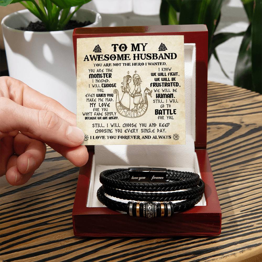 Husband - Battle For You - Bracelet - Love You Forever Bracelet