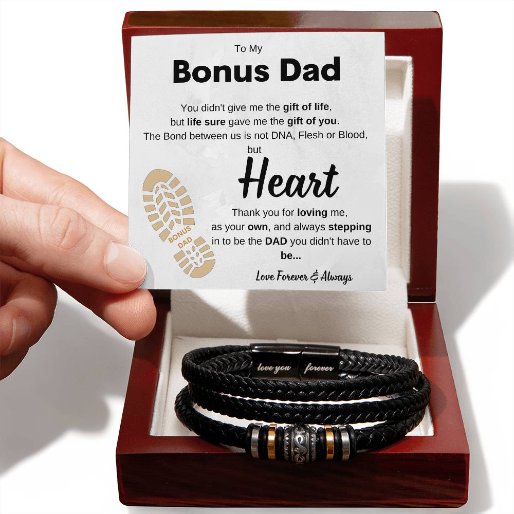 Bonus Dad  Heart  Love You Forever Bracelet - Love You Forever Bracelet
