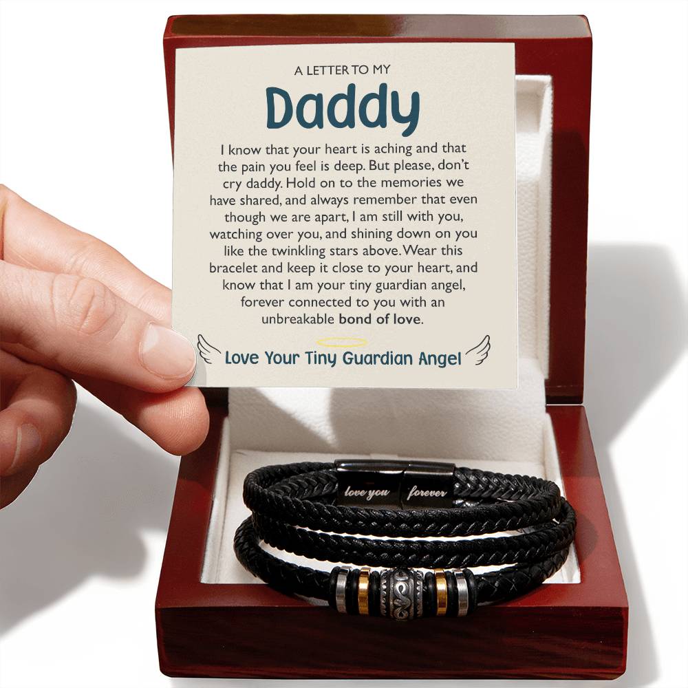 A Letter To My Daddy From Heaven - Bracelet - Love You Forever Bracelet
