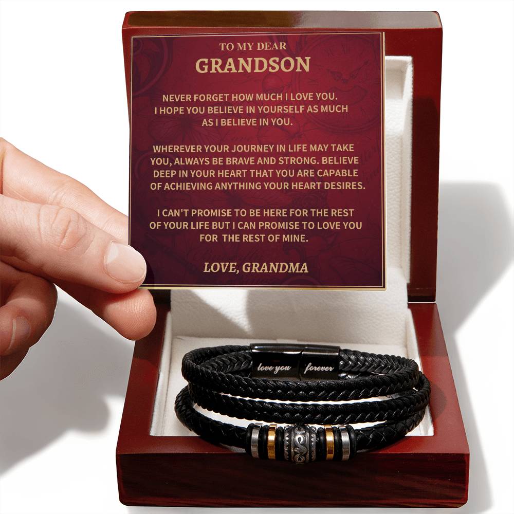 Bracelet Grandson Gift - Love You Forever Bracelet