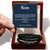 To My Son  You Are Braver Than You Believe Love Mom  Love You Forever Men's Bracelet - Love You Forever Bracelet