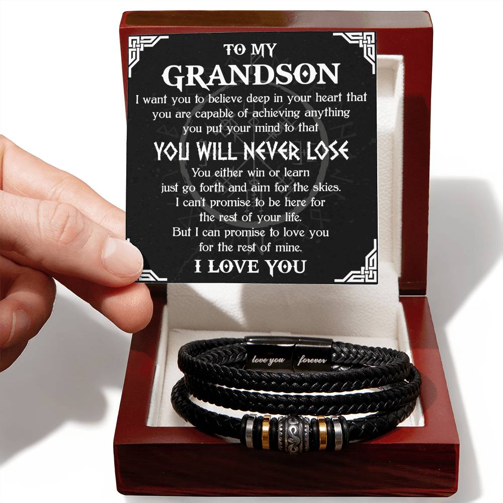 Grandson Bracelet - Love You Forever Bracelet