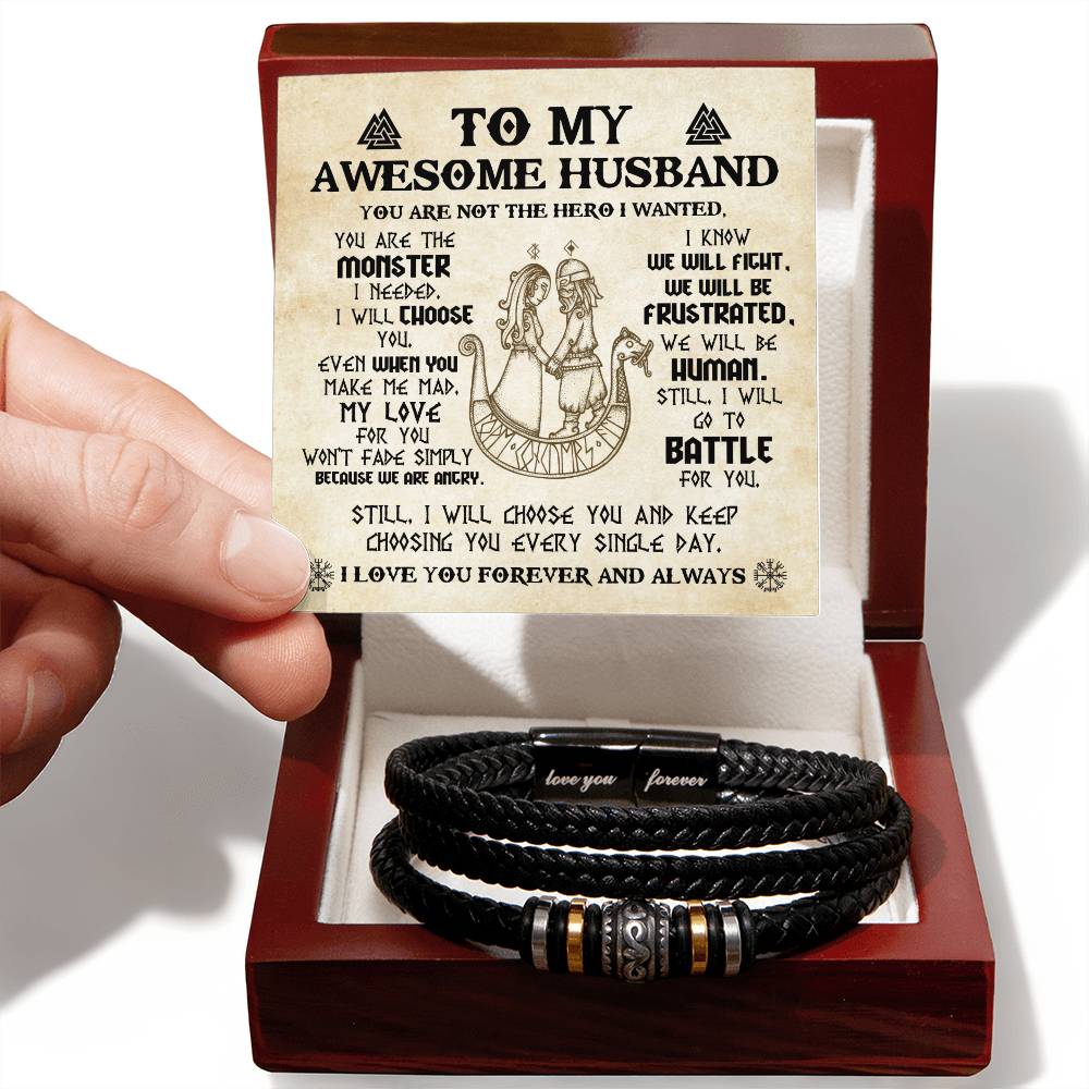 Husband - Battle For You - Bracelet - Love You Forever Bracelet