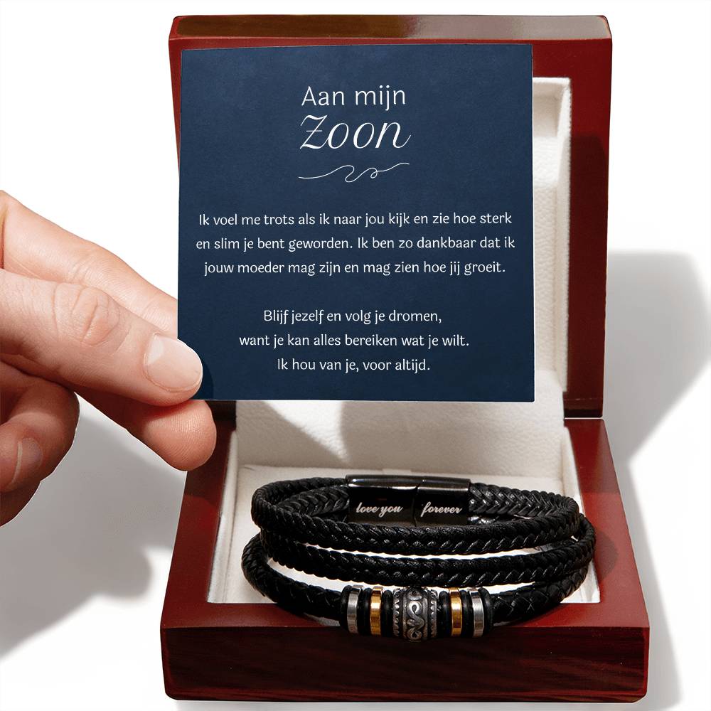 Zoon - Dankbare Moeder - Armband - Love You Forever Bracelet