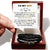To My Son - Faith & Mountains - Bracelet - Love You Forever Bracelet