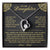 To My Daughter - Forever & Always  From Father Dad, Inspirational Strength Gift, Forever Love Necklace, 14K Sentimental Present, Xmas Forever Love Necklace