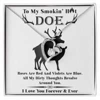 Wife - Roses Are Red Forever Love Necklace Forever Love Necklace