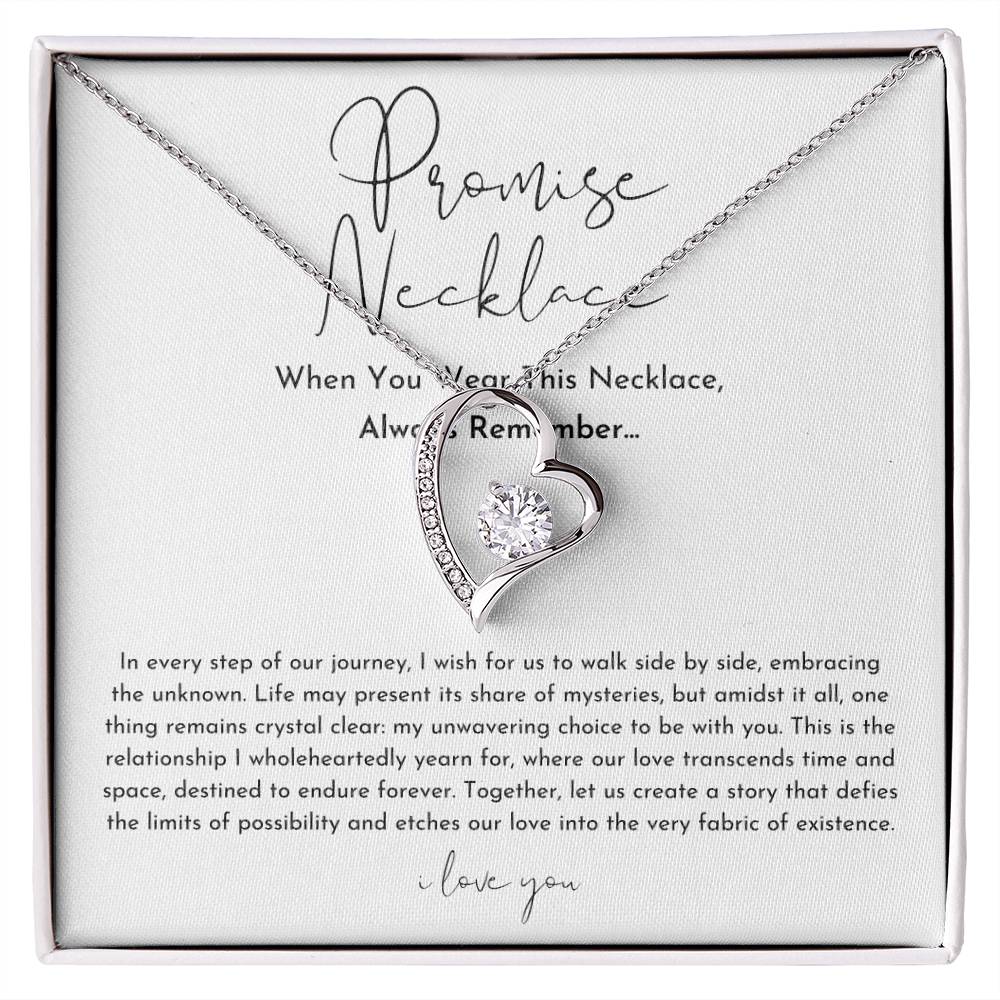 Promise Necklace For Her Forever Love Necklace