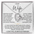 To My Wife - Forever Love Necklace Gift -  Forever Love Necklace