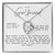 To My Girlfriend - Hard To Find Words, The Life We'Re Built Forever Love Necklace