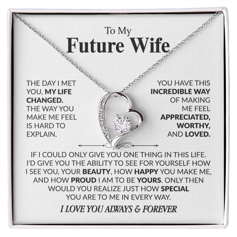 To My Future Wife Forever Love Necklace