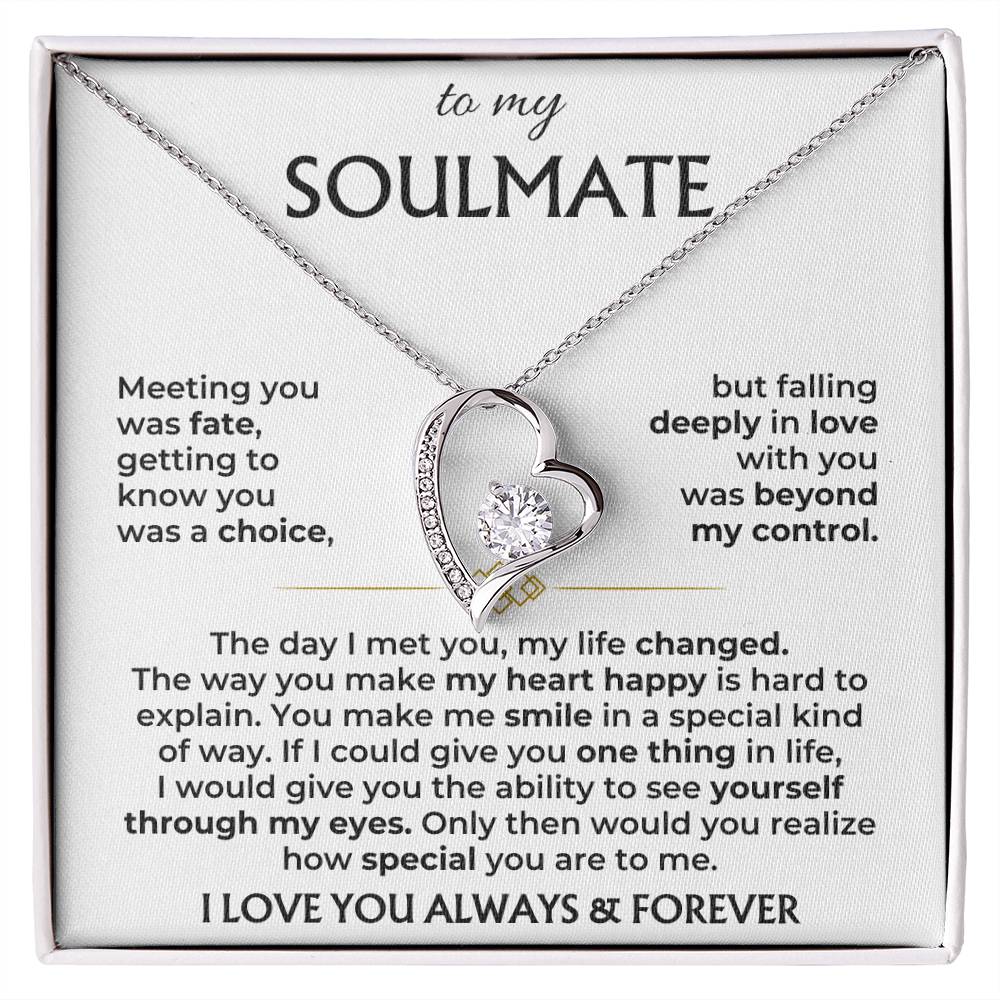 To My Soulmate - Forever Love Gift Set - Forever Love Necklace