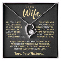 Wife Gift, Love And Light Forever Love Necklace Forever Love Necklace