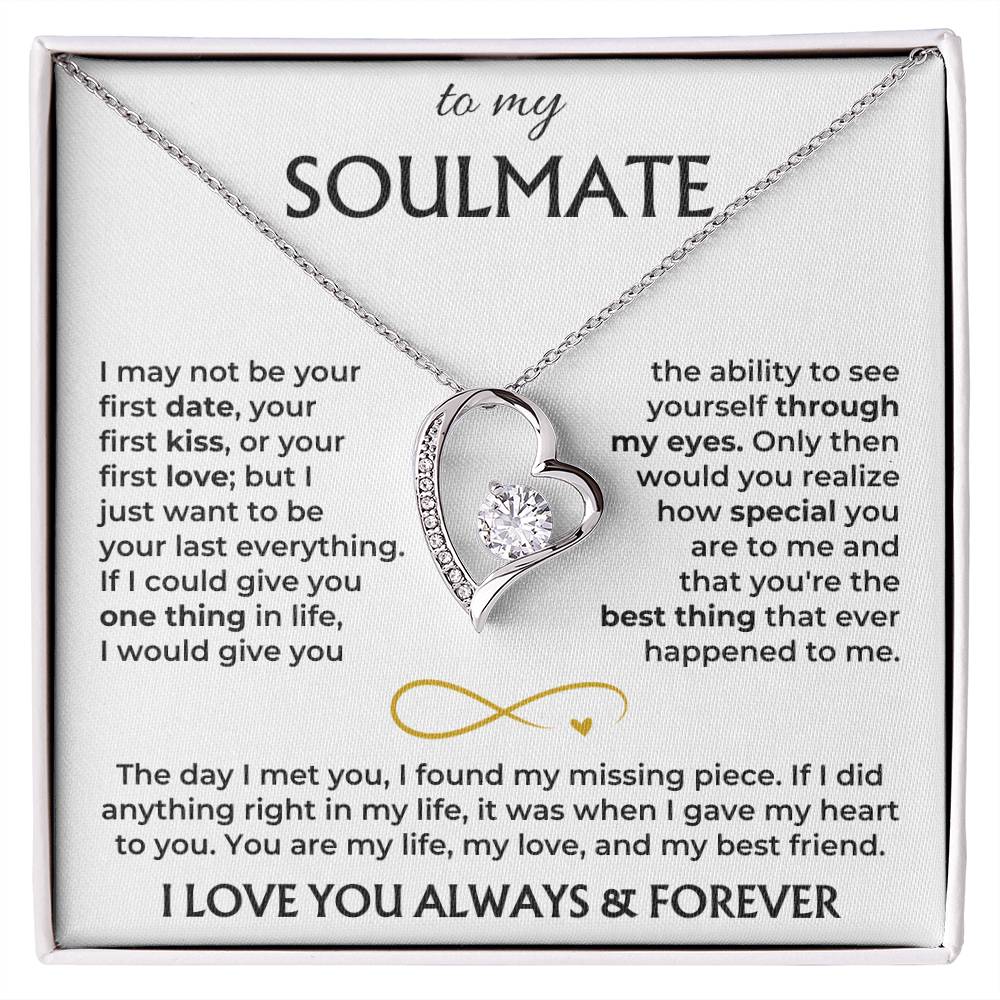 To My Soulmate - Forever Love Gift Set Forever Love Necklace