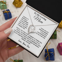 Loving Mom Gift Forever Love Necklace