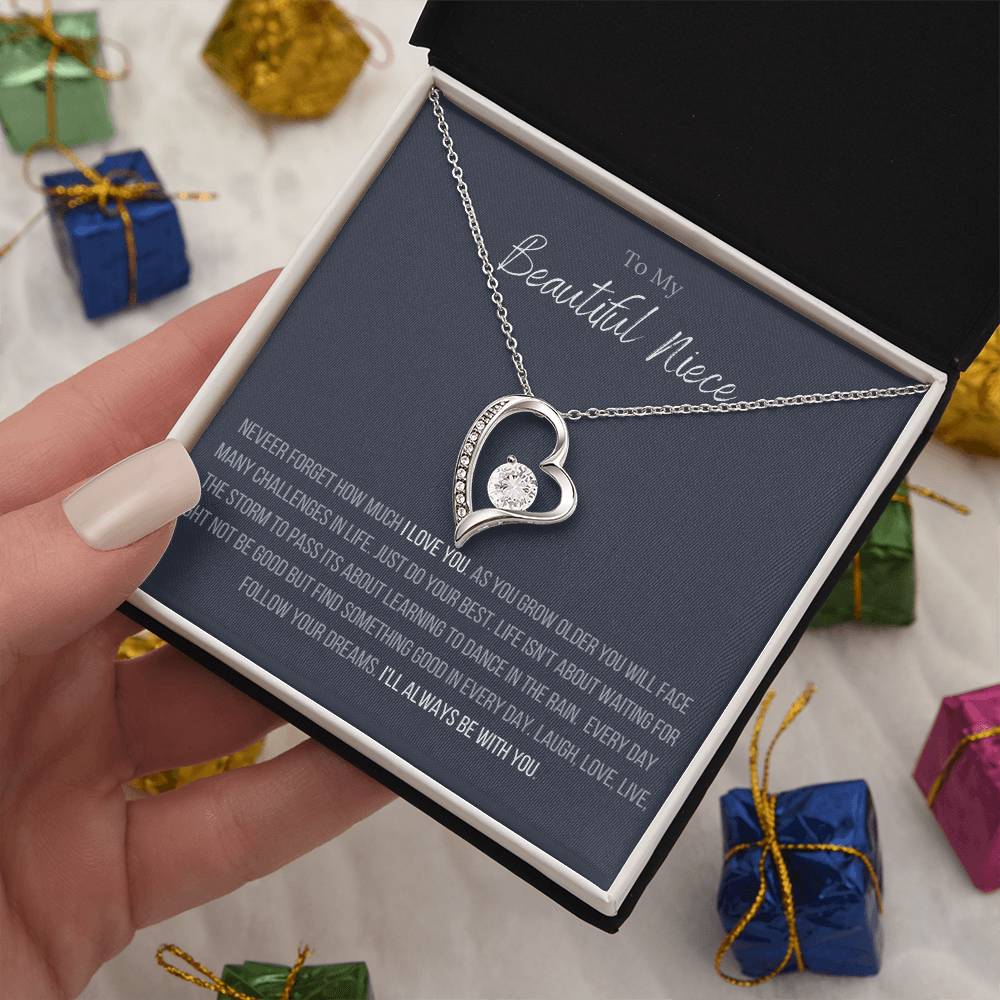 The Forever Love Necklace To My Niece Forever Love Necklace