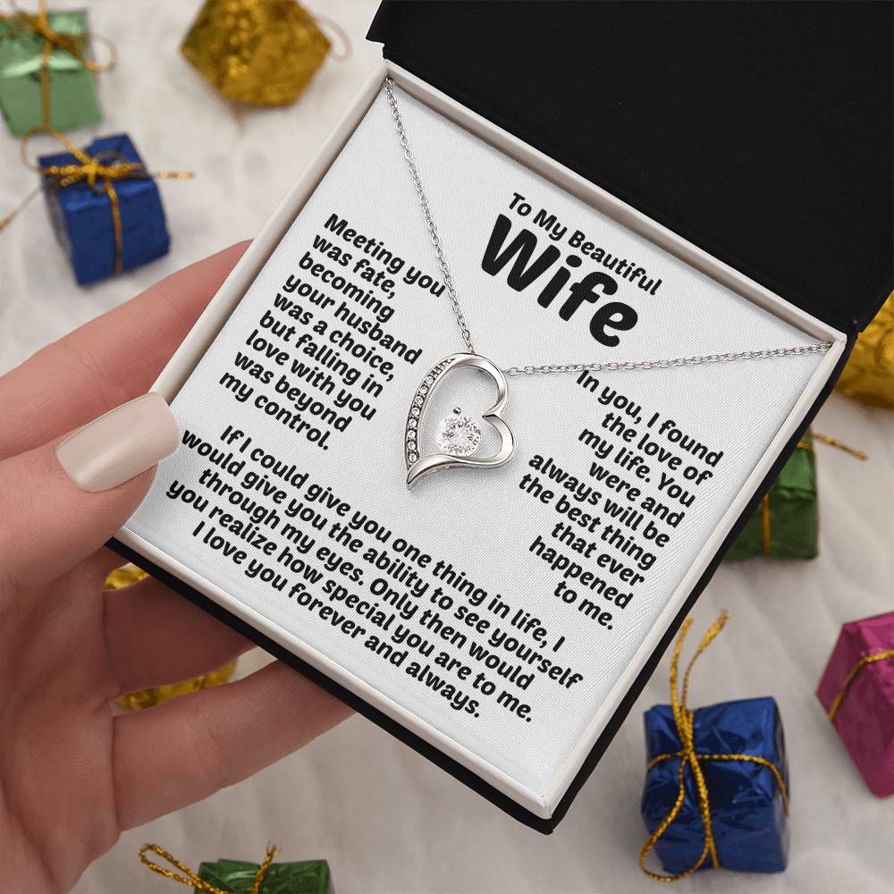 Wife Necklace Forever Love Forever Love Necklace