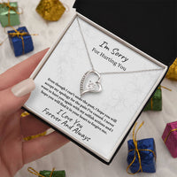 I'M Sorry For Hurting You Flower  Forever Love Necklace Forever Love Necklace