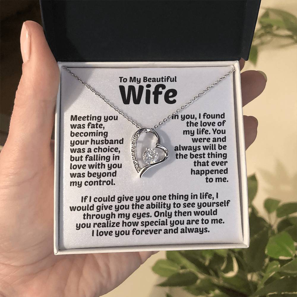 Wife Necklace Forever Love Forever Love Necklace