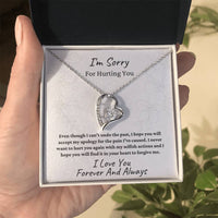 I'M Sorry For Hurting You Flower  Forever Love Necklace Forever Love Necklace