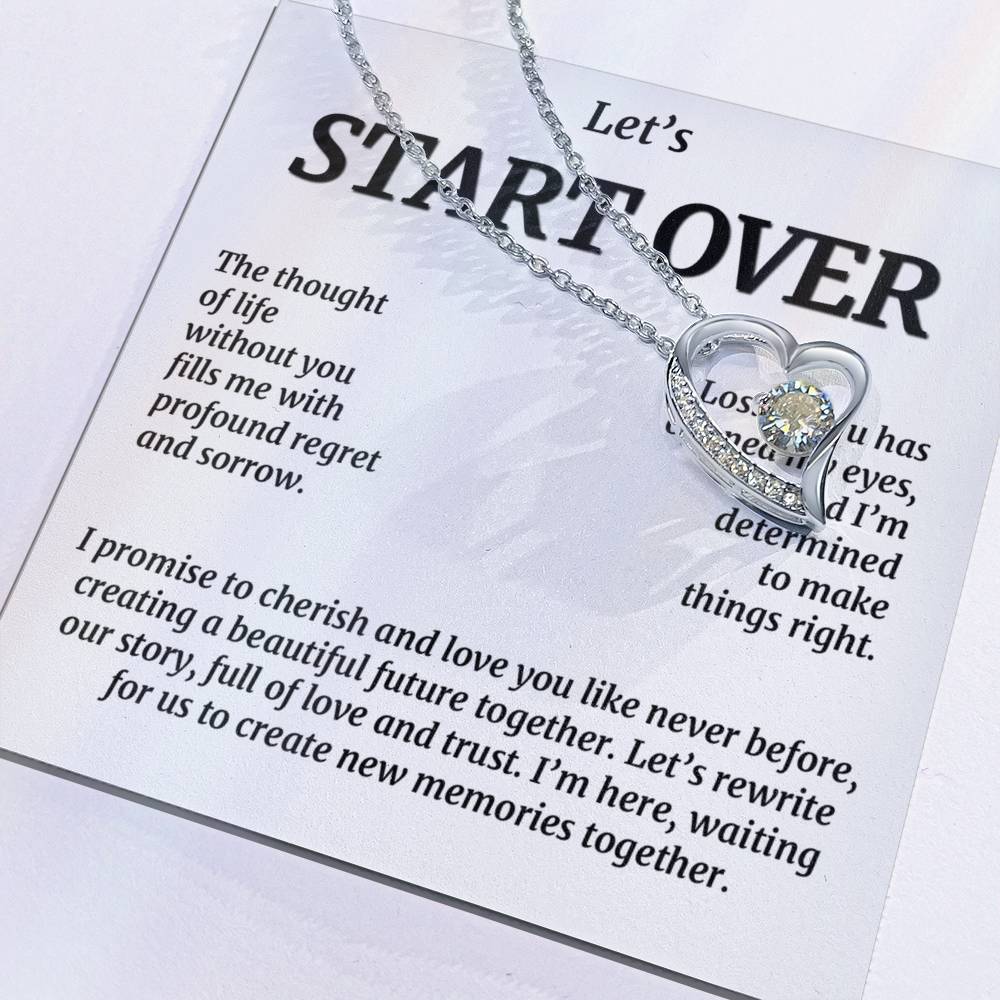 Let'S Start Over, Forever Love Necklace Forever Love Necklace