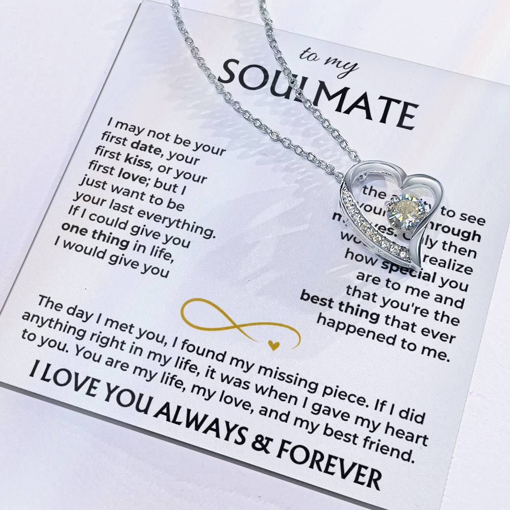To My Soulmate - Forever Love Gift Set Forever Love Necklace