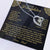 To My Daughter - Forever & Always  From Father Dad, Inspirational Strength Gift, Forever Love Necklace, 14K Sentimental Present, Xmas Forever Love Necklace