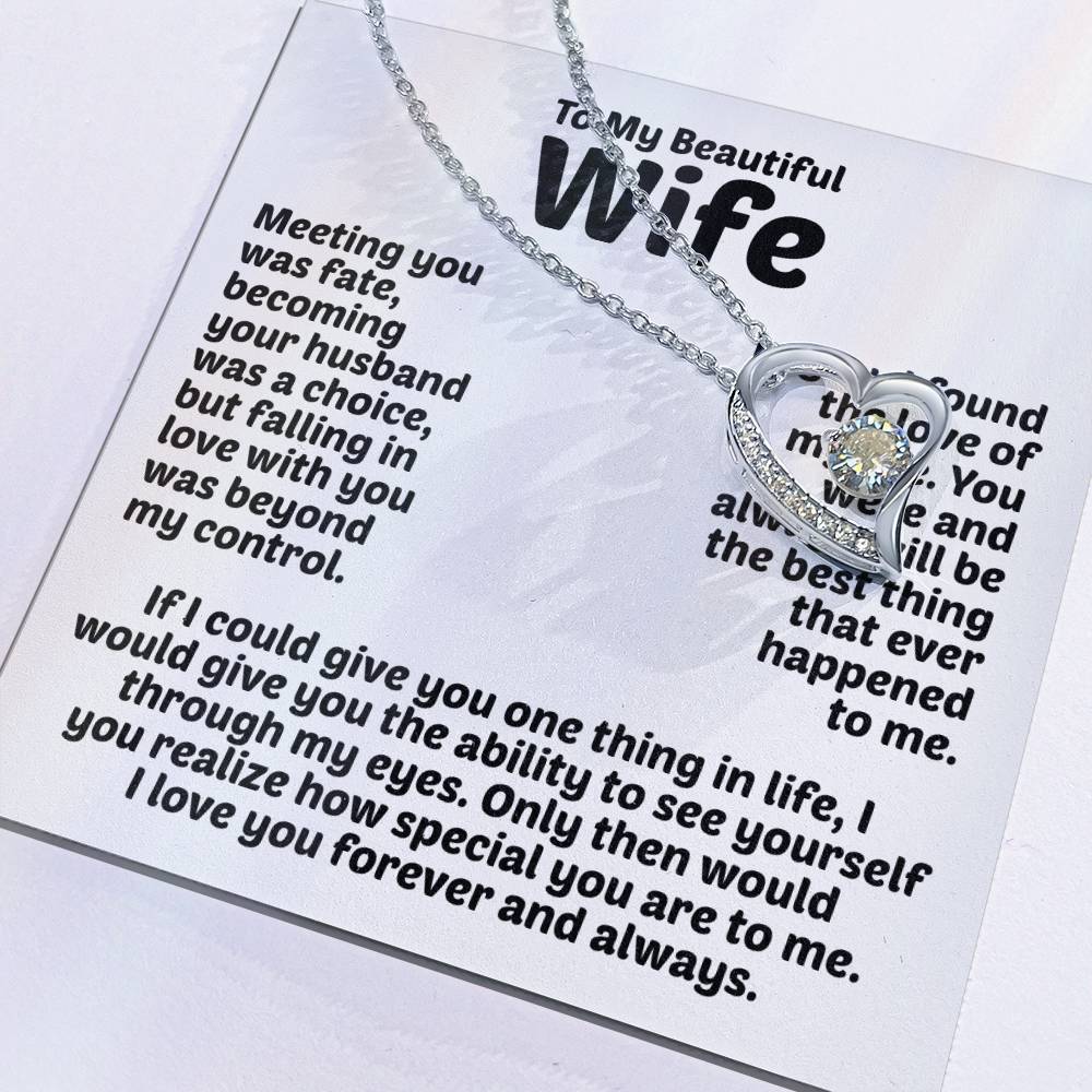 Wife Necklace Forever Love Forever Love Necklace