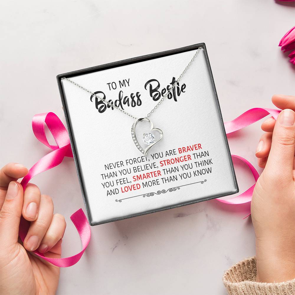 Perfect Gift For Bestie Forever Love Necklace