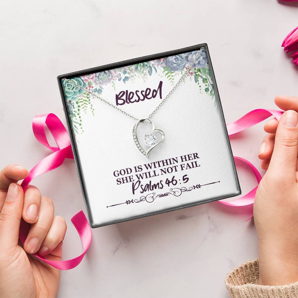 Psalms 465 God's Promise Necklace 2 1 Forever Love Necklace