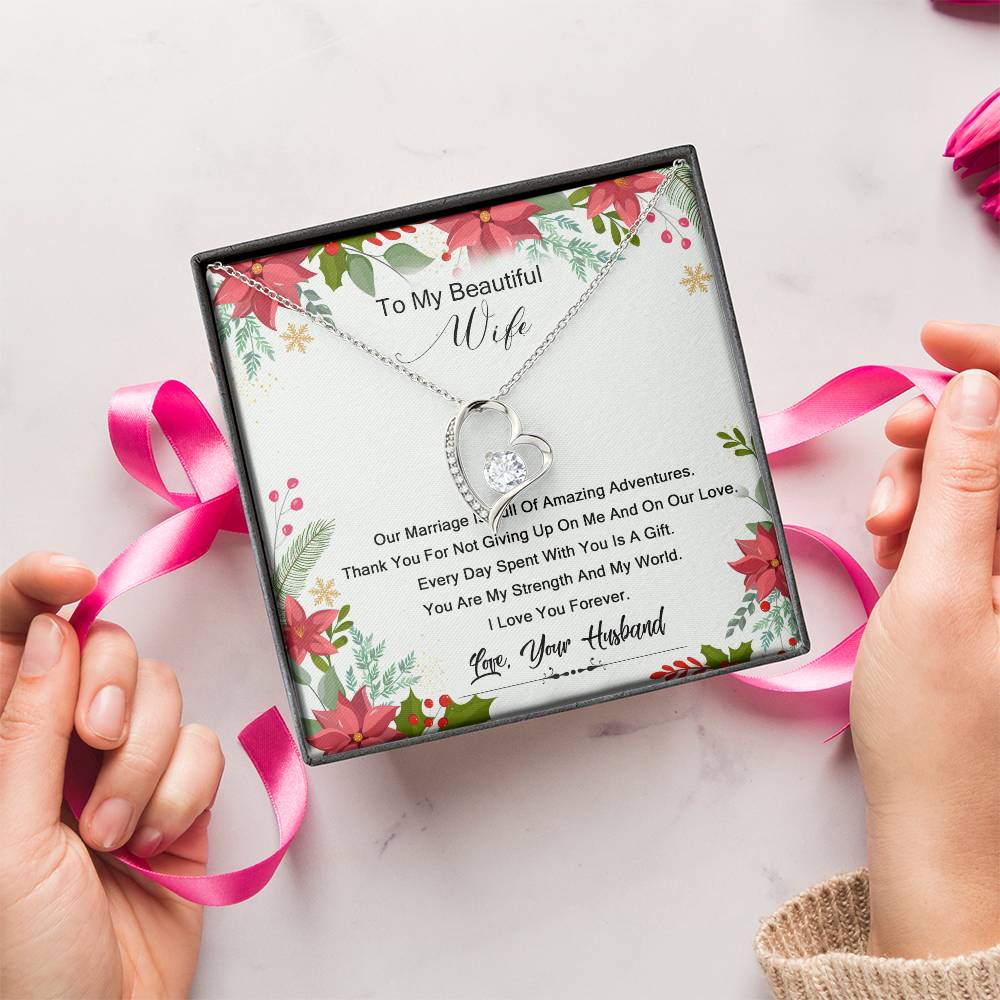 To My Wife 1 Forever Love Necklace