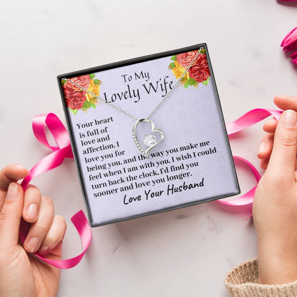To My Wife I Love You For Being You Necklace 1 Forever Love Necklace