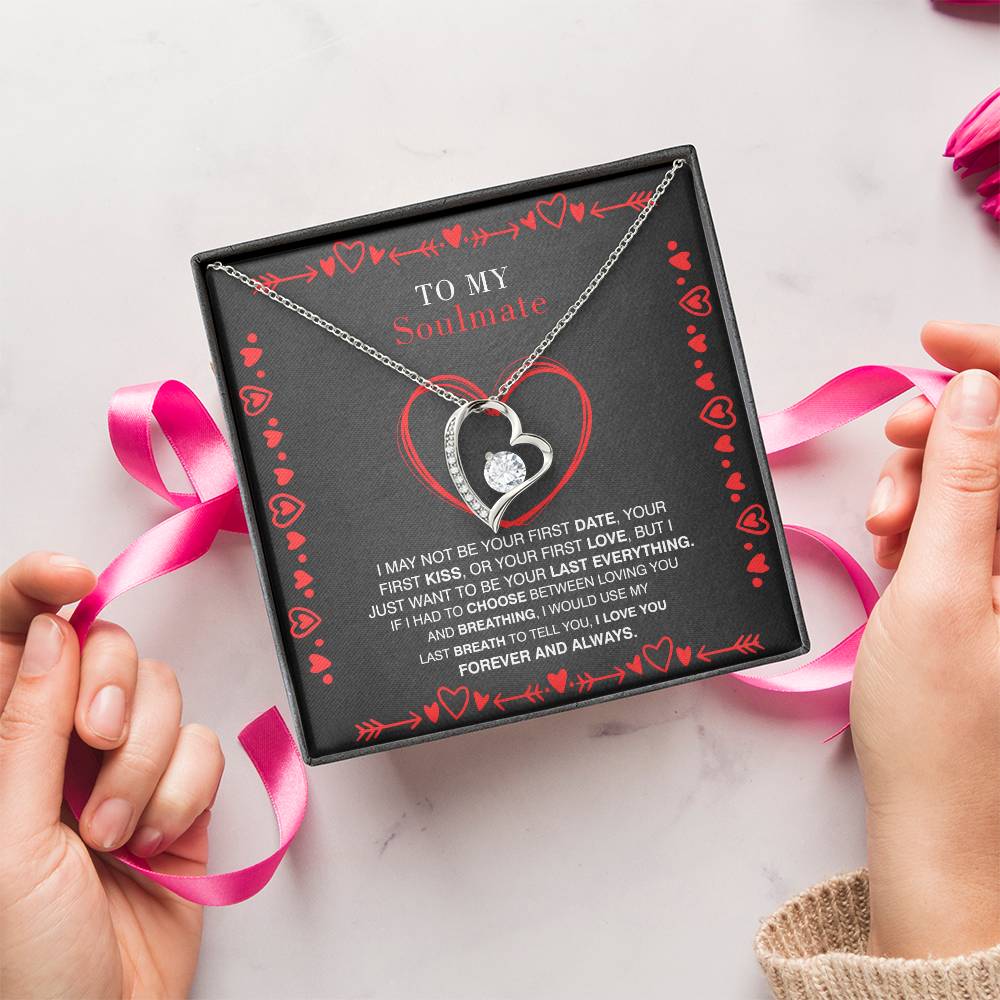 To My Future Wife Forever Love Necklace I May Not Be Your First Date Your First Kiss Necklace 1 Forever Love Necklace