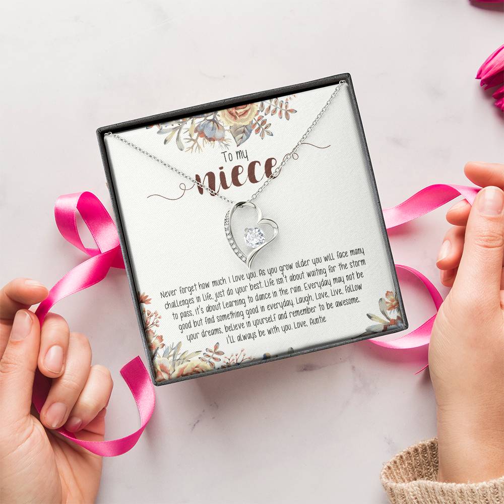 Precious Forever Love Necklace For Niece Forever Love Necklace