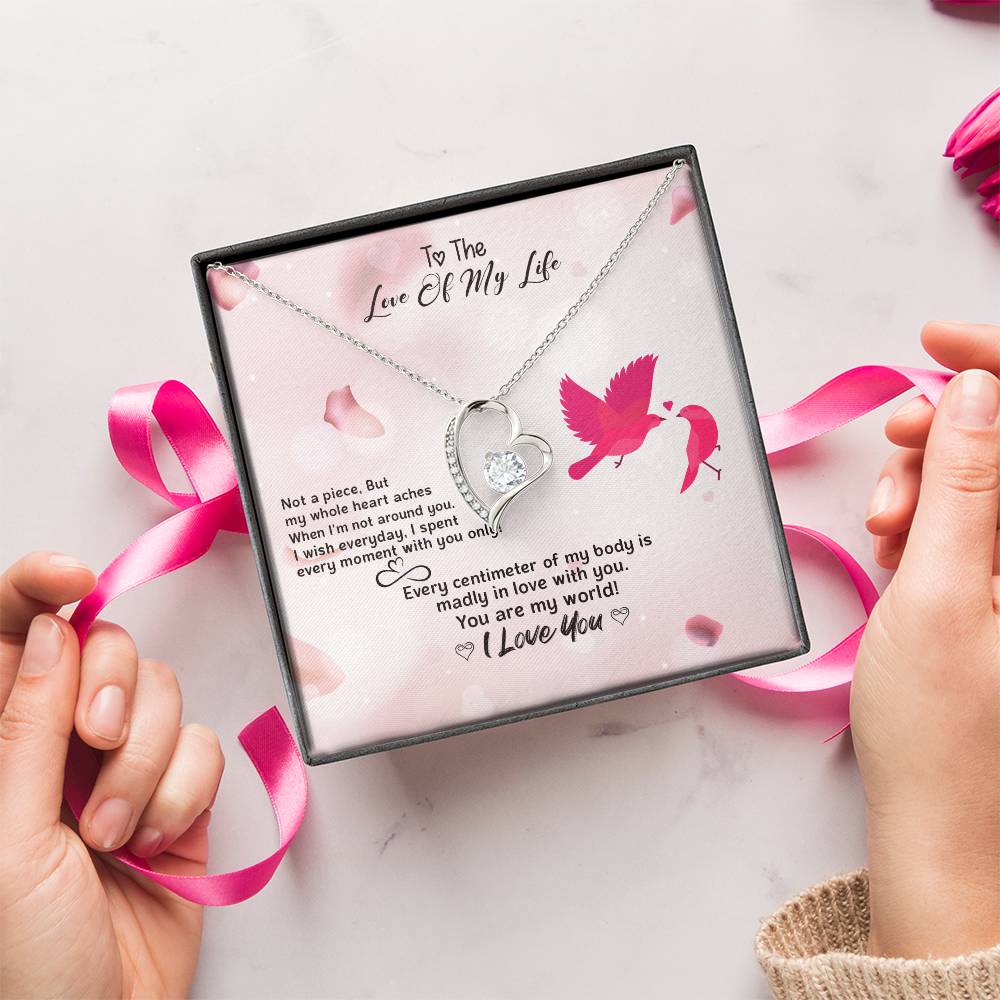 You Are My World To Love 1 Forever Love Necklace