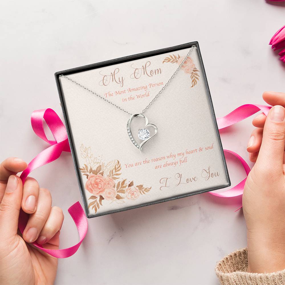 My Amazing Mom Necklace Forever Love Necklace