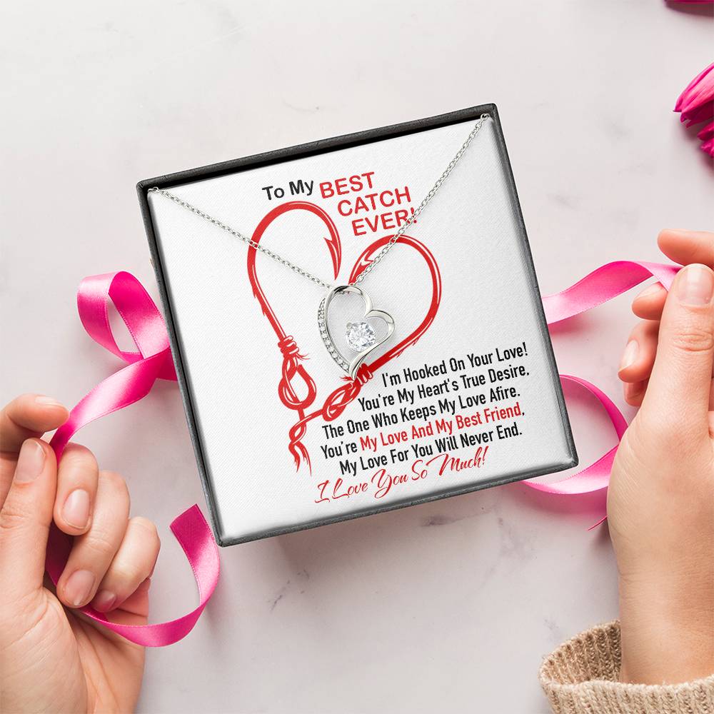 Forever Love Necklace - Best Catch Ever! Forever Love Necklace