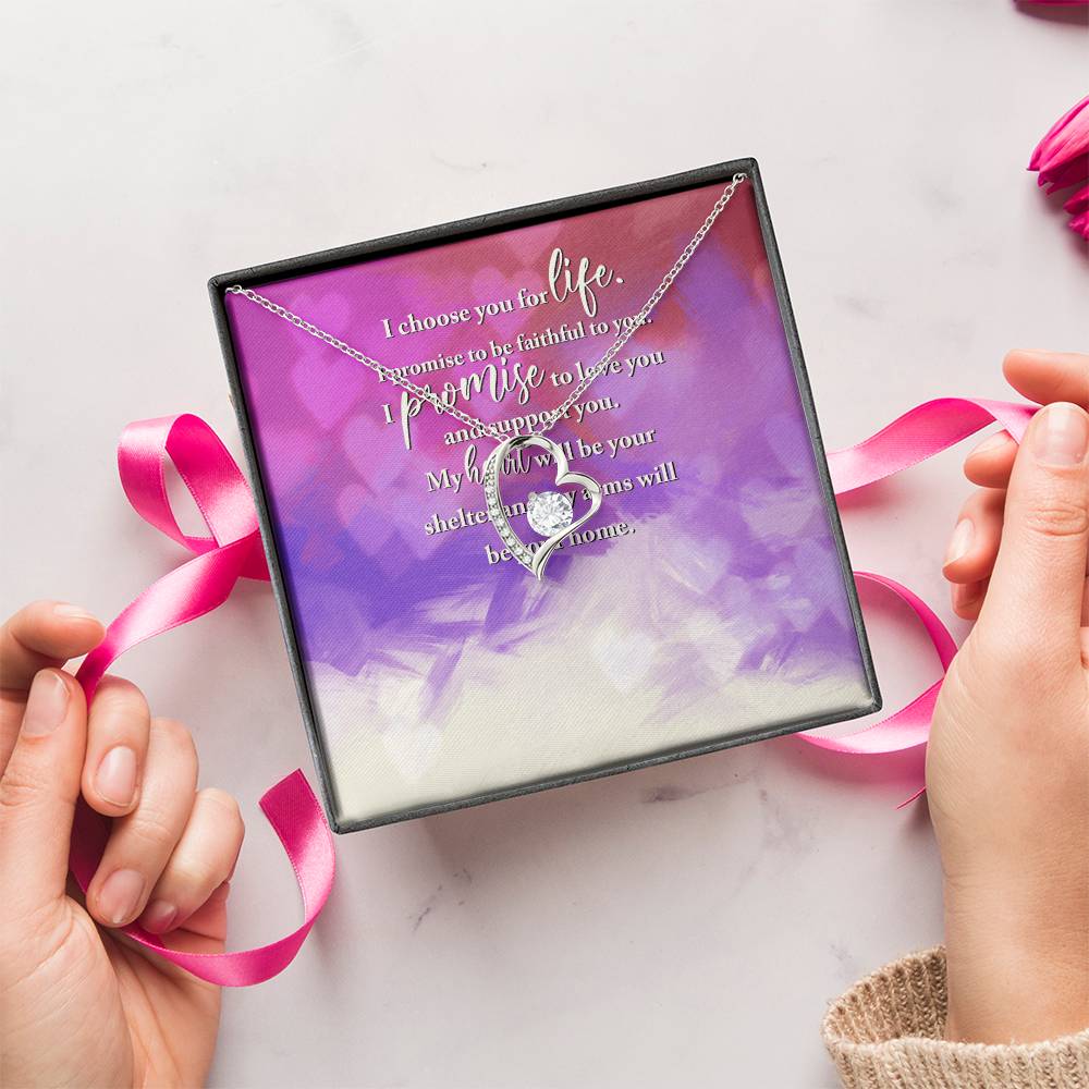 I Choose You For Life - Forever Love Necklace Forever Love Necklace