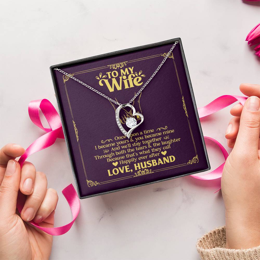 To My Wife- Happily Ever After Forever Love Necklace