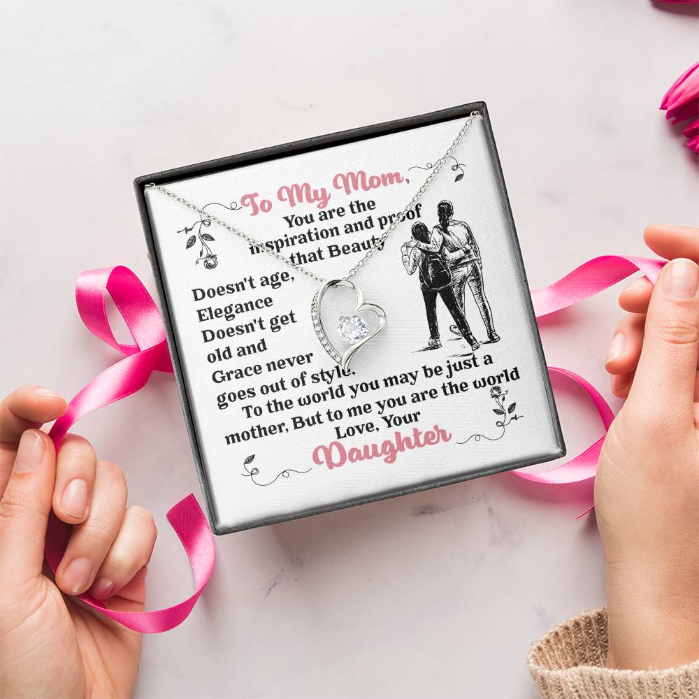 Gift For Mom - Forever Love Necklace Forever Love Necklace