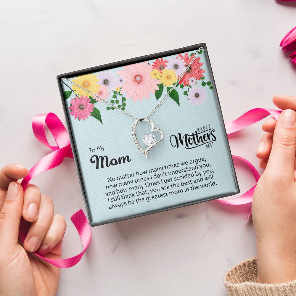 Mother's Day Gift  Necklace For Mom  Mother's Day Necklace  Best Gift For Mom  Mother's Day Necklace Forever Love Necklace