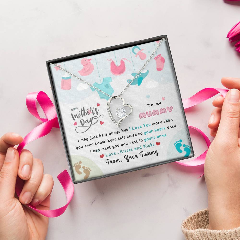 To My Pregnant Wife 1 Forever Love Necklace