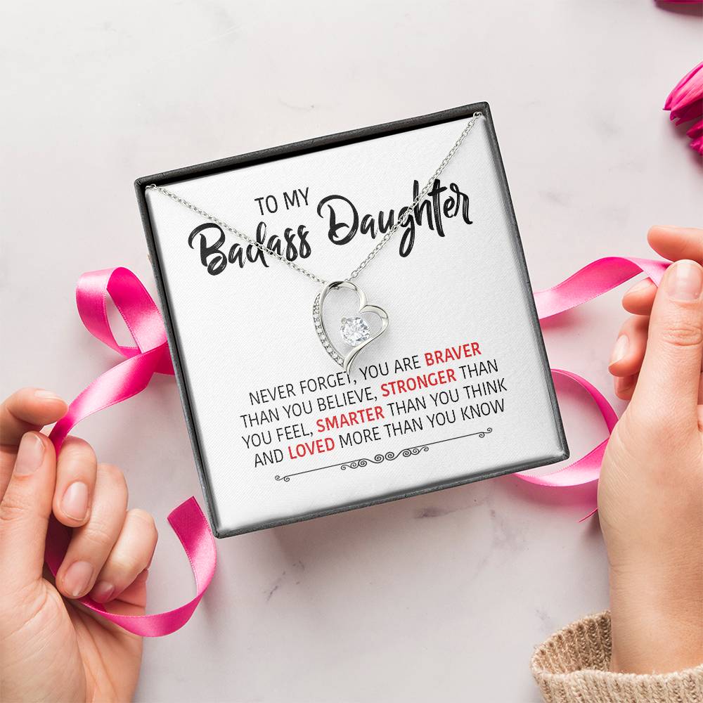 Perfect Gift For Your Daughter Forever Love Necklace