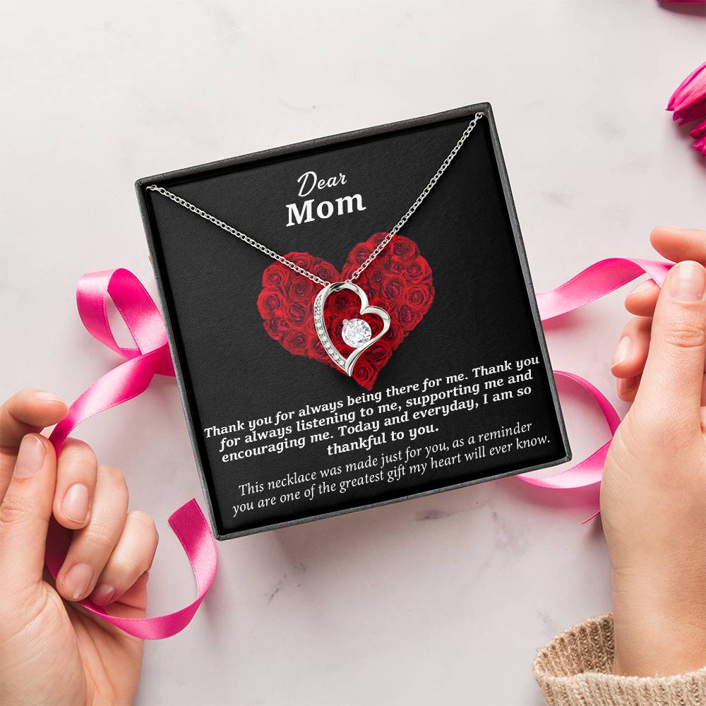I Am So Thankful Mom Forever Love Necklace